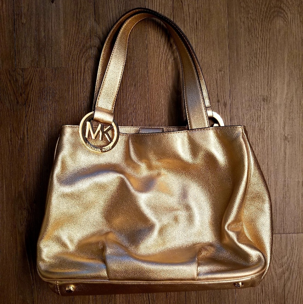 MICHAEL KORS Plush Gold Fulton🔥